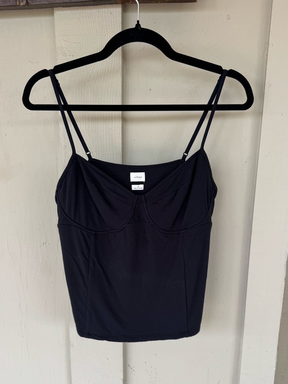 Wilfred Charcoal Bustier-Style Tank